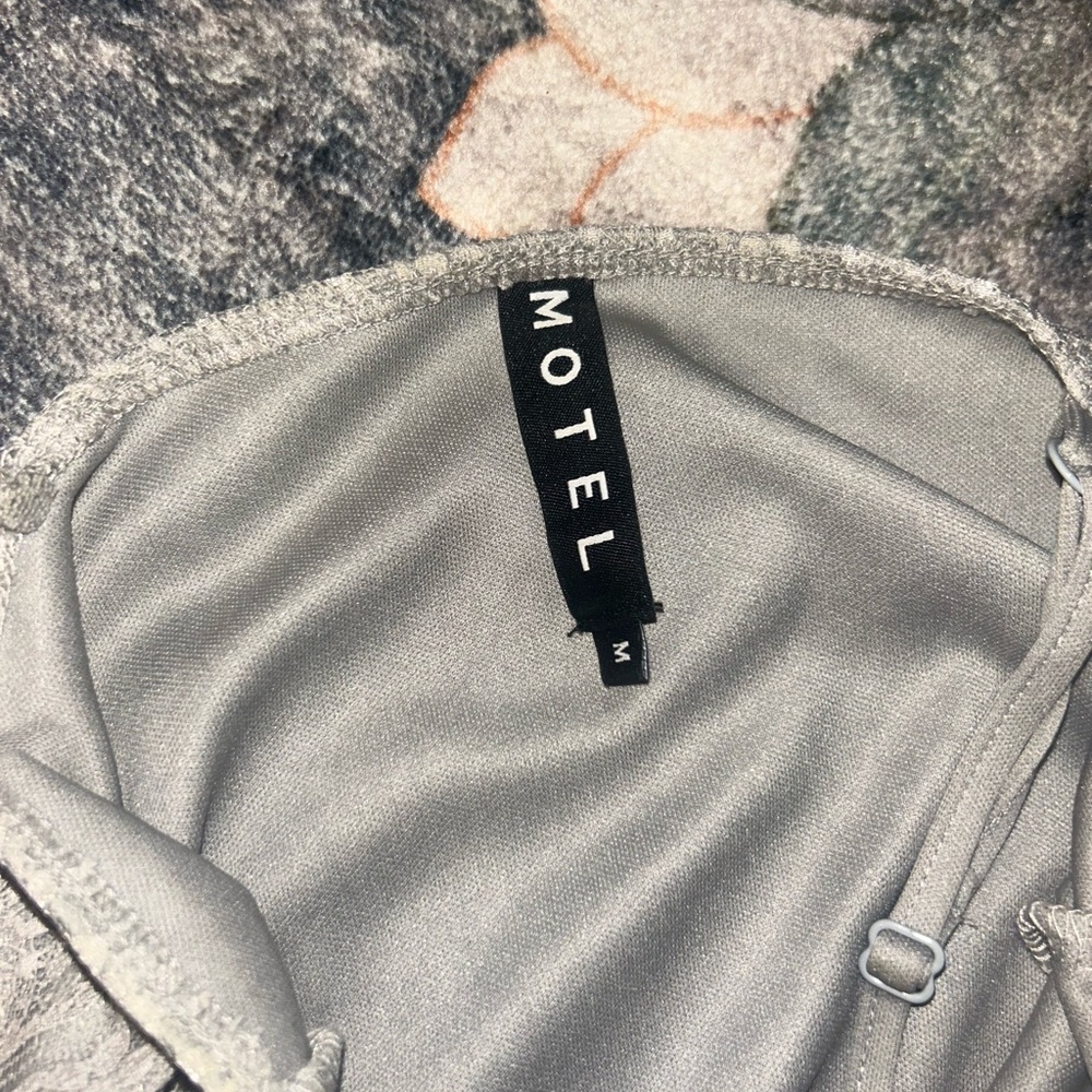Motel Rocks Gray Slip Dress - Picture 3 of 3